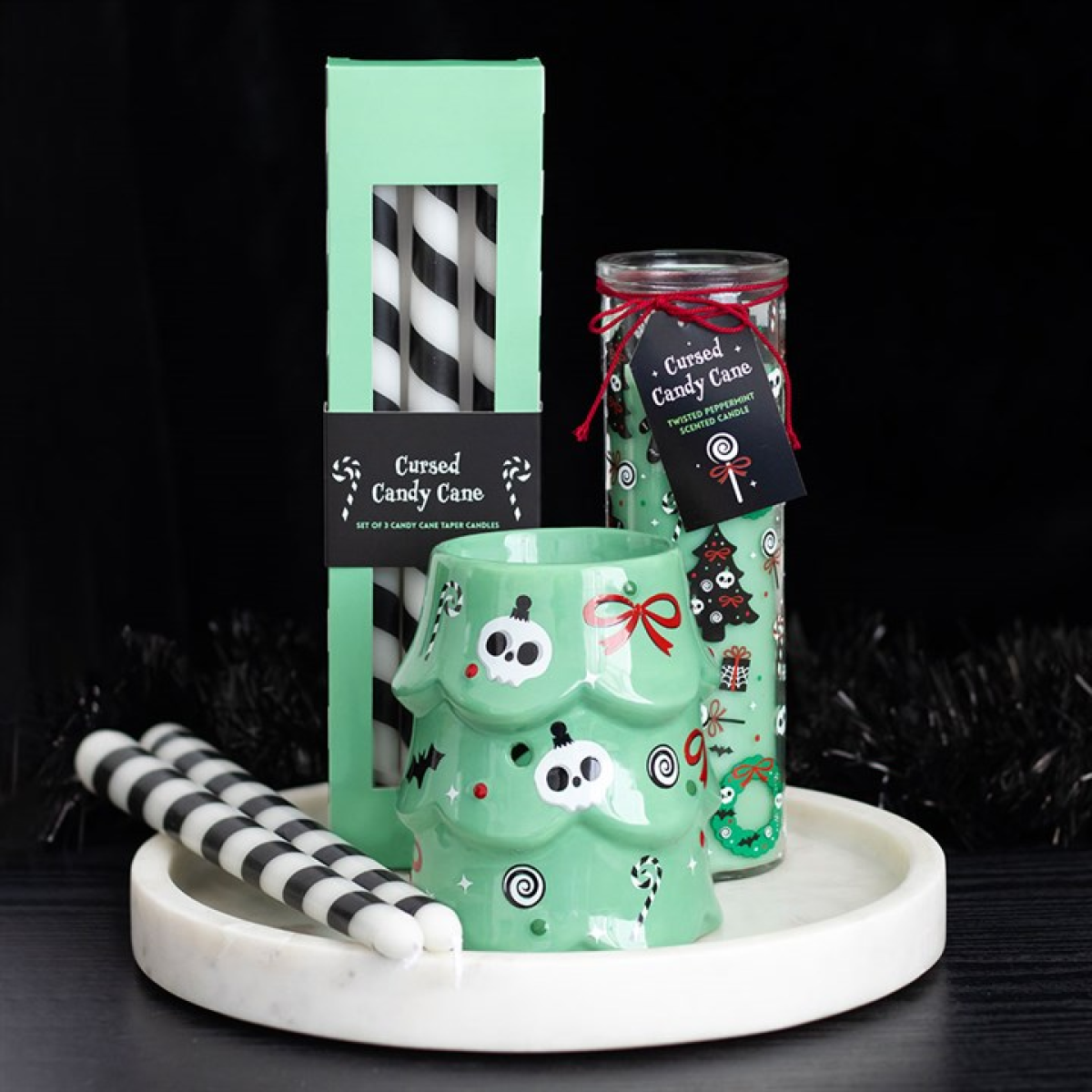 Creepy Christmas Tree Oil Burner and Wax Warmer